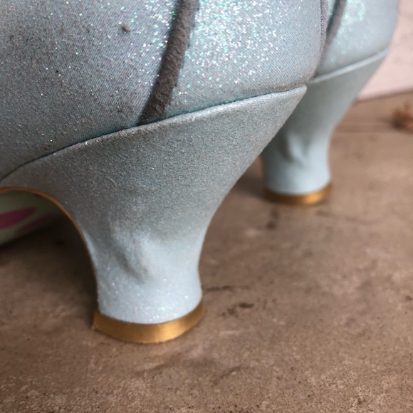 Irregular Choice Light Blue Bow Heels - Picture 5 of 8